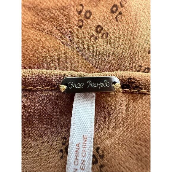 NWOT Free People Women's Baby Dee Chiffon Sheer Fit & Flare Mini Dress Size S - Picture 8 of 10